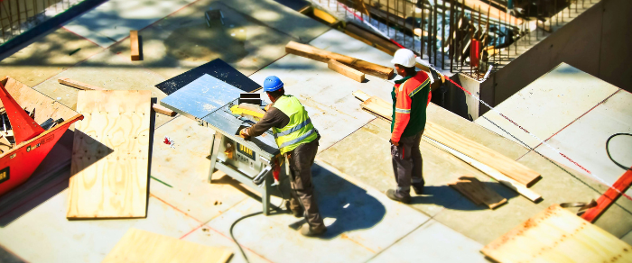 This is what construction project management can look like. Project managers go on site periodically yo oversee how the project is coming along.