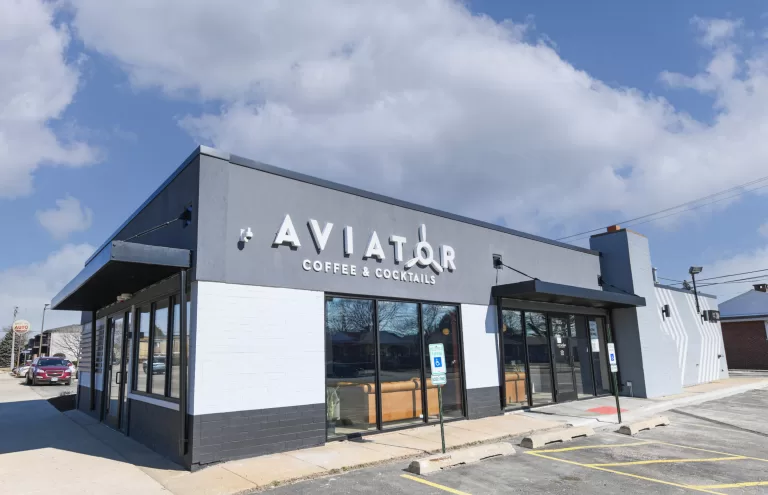 Aviator Coffee repainted by IOC Construction