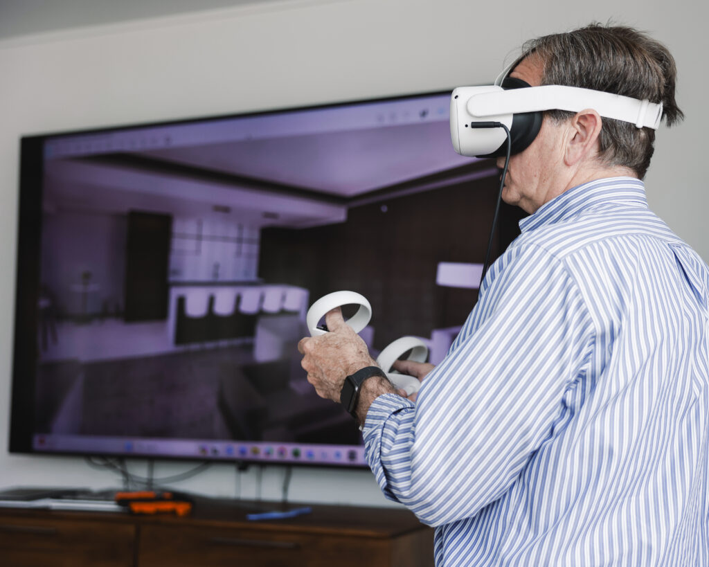 COA board making renovation decisions using virtual reality