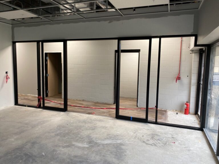 Industrial facility renovation and upgrades during construction