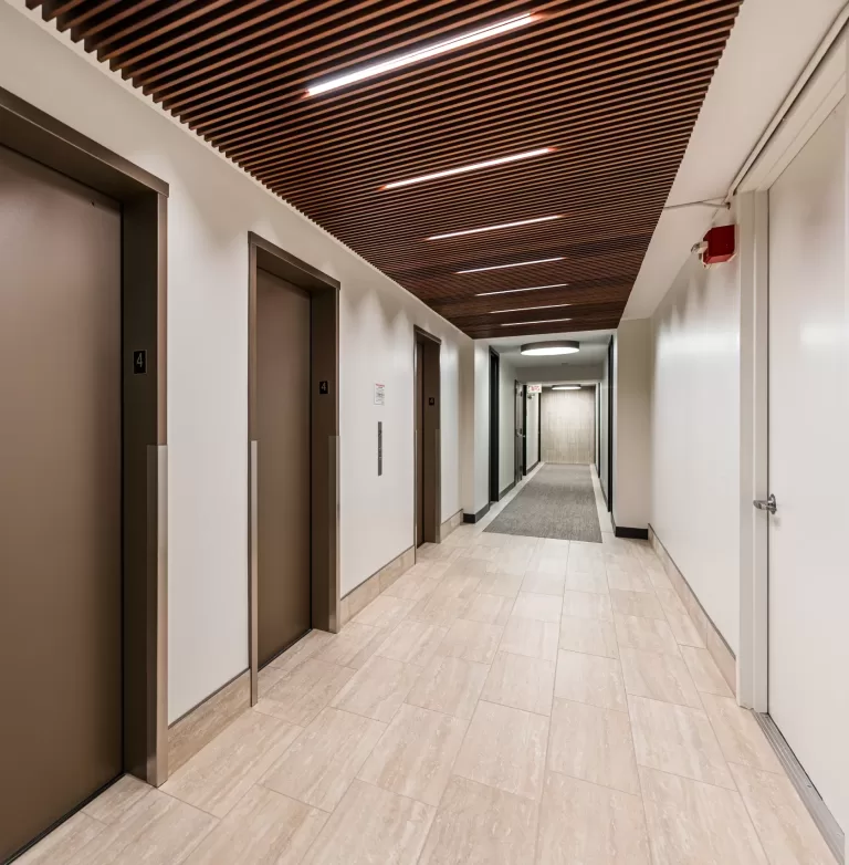 chicago apartment hallway