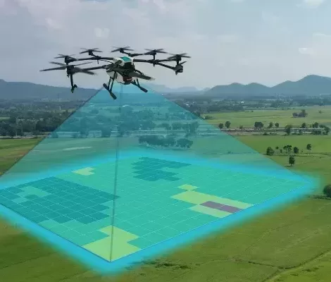 drone used for mapping