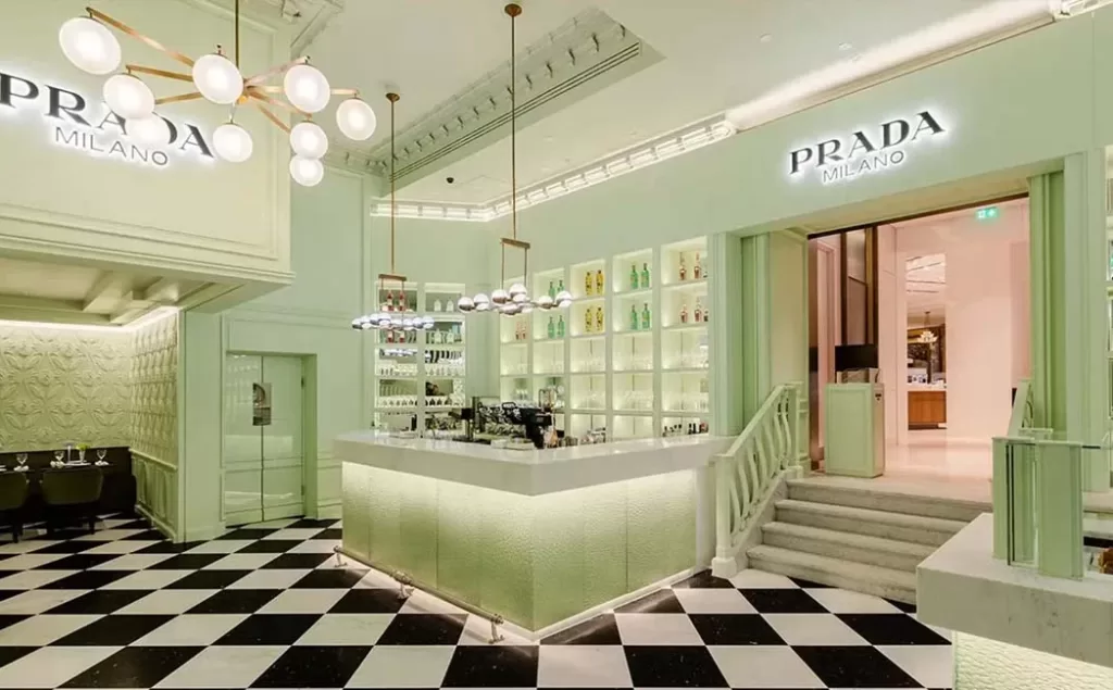 prada experiential interior design