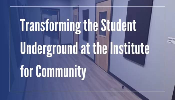 Graphic highlighting student housing renovation transforming campus living spaces