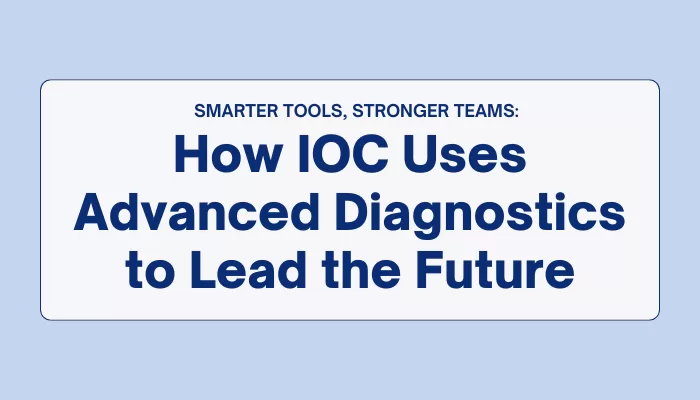 Advanced diagnostics technology used by IOC Construction in Wisconsin projects