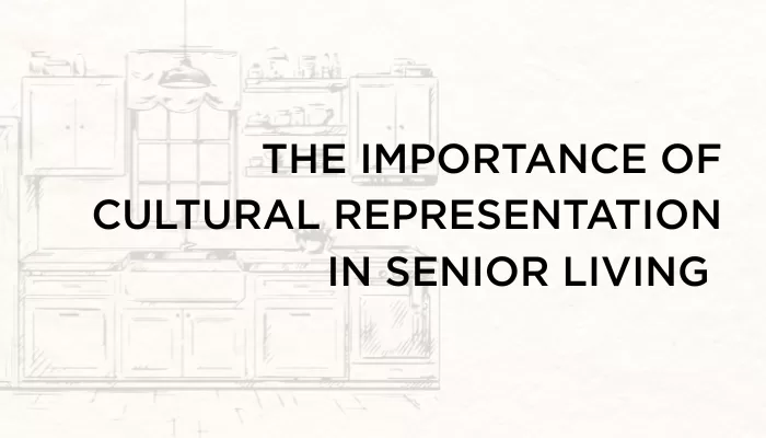 Importance of cultural representation graphic for Illinois senior living projects